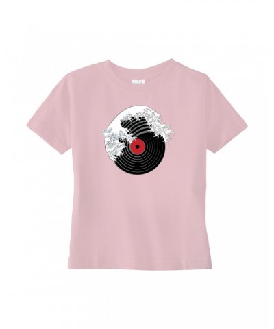 Music Life Toddler T-shirt | Vinyl Great Wave Toddler Tee $7.64 Shirts