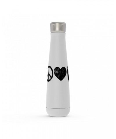 Music Life Water Bottle | Peace Love Rock n' Roll Water Bottle $8.87 Drinkware