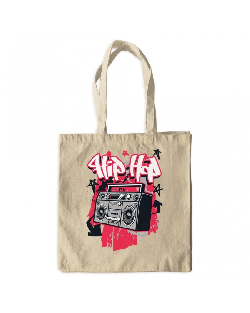 Music Life Canvas Tote Bag | Hip Hop Life Canvas Tote $10.32 Bags