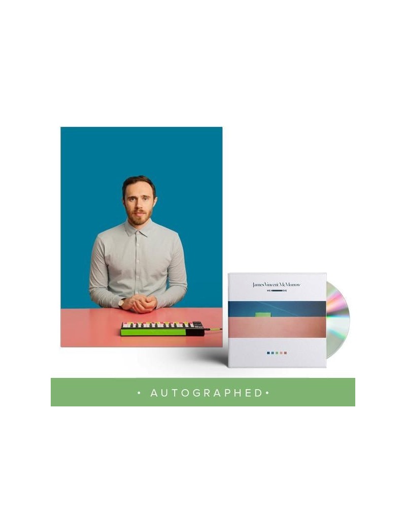 James Vincent McMorrow We Move CD + 12x12 Autographed litho $22.68 CD