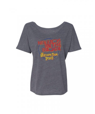 New Kids On The Block Classic Logo The Mixtape Tour Ladies Tee $6.96 Shirts