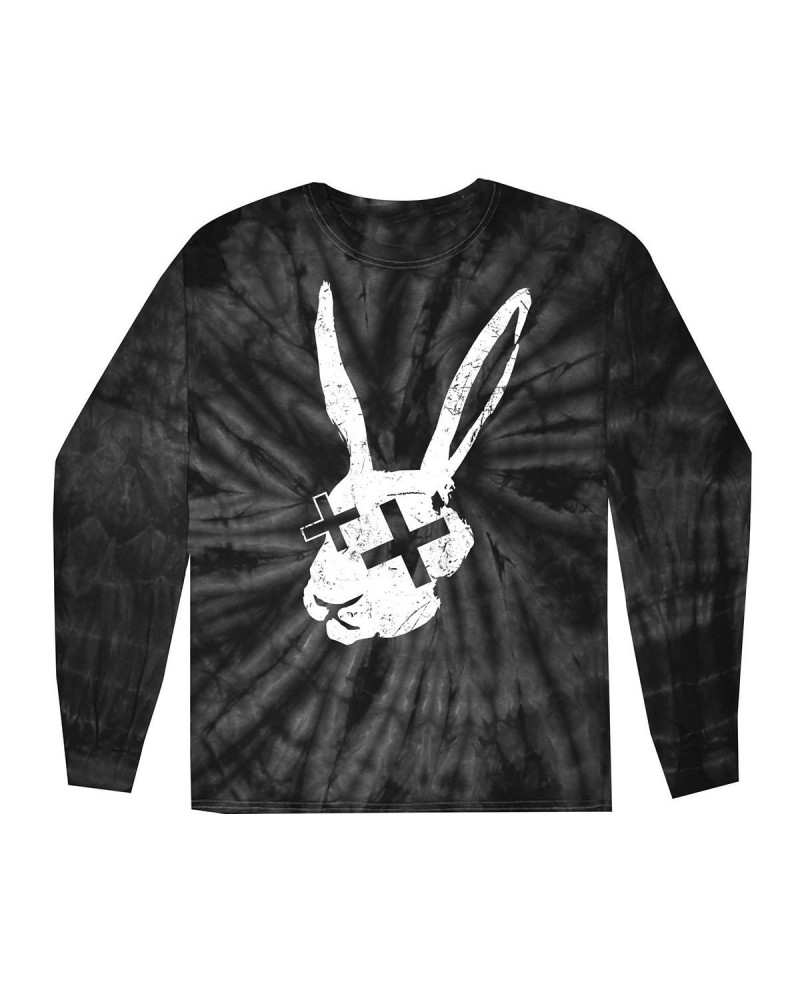 Logan Henderson Tie Dye Rabbit Long Sleeve T-Shirt $6.19 Shirts