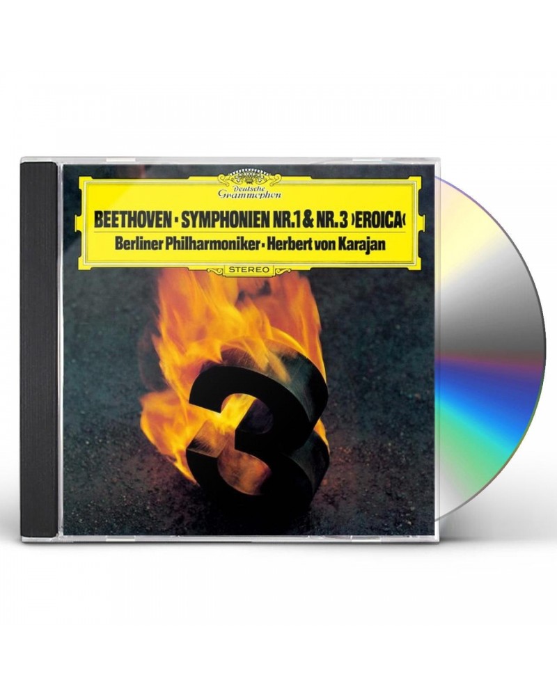 Herbert von Karajan BEETHOVEN: SYMPHONY NO.1 & NO.3 CD $9.90 CD