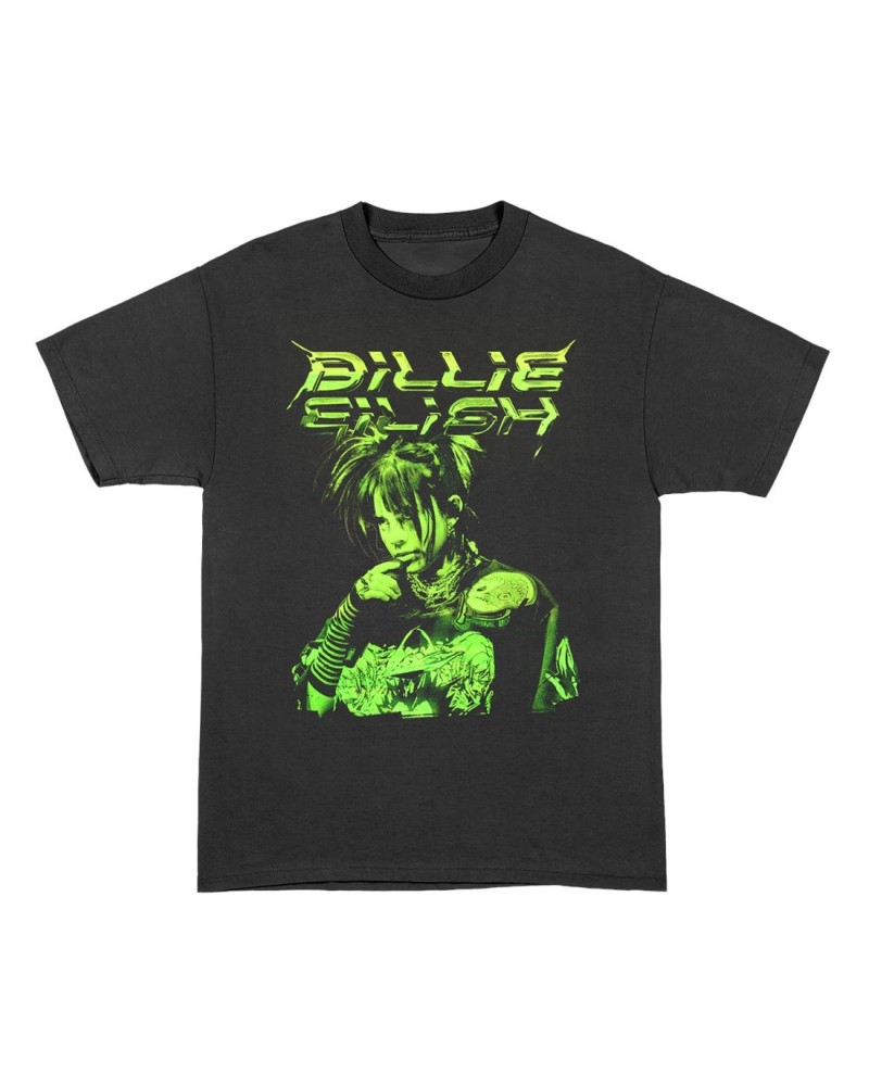 Billie Eilish T-Shirt - Billie Eilish (Black) (Bolur) $6.66 Shirts