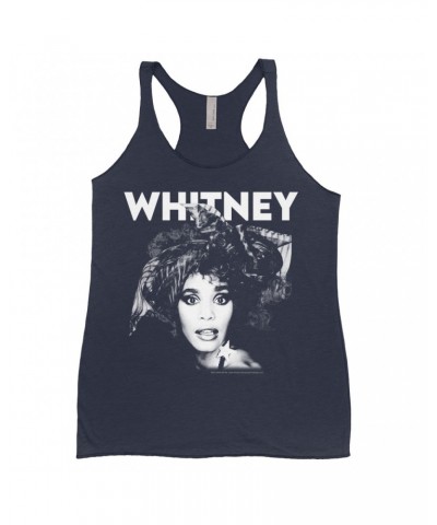 Whitney Houston Bold Colored Racerback Tank | 1987 Photo White Whitney Design Shirt $6.79 Shirts