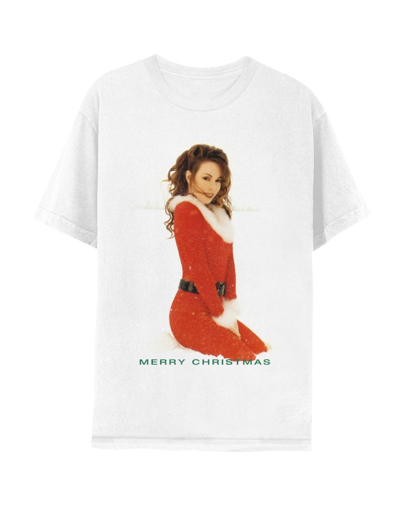 Mariah Carey Merry Christmas Short Sleeve Tee $13.64 Shirts