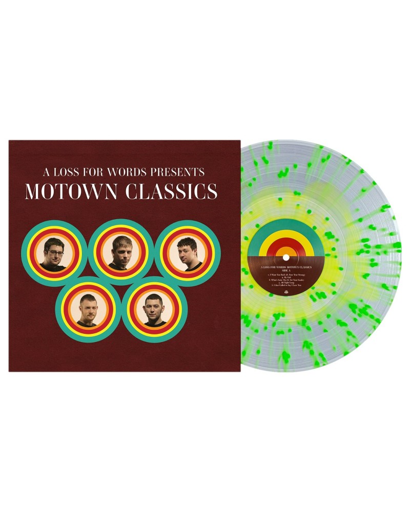 A Loss For Words Motown Classics 12" Vinyl (Highlighter Yellow in Clear w/ Neon Green Splatter) $5.03 Vinyl