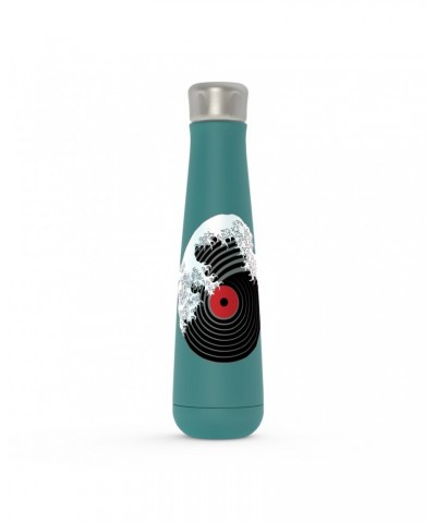 Music Life Water Bottle | Vinyl Great Wave Water Bottle $9.53 Drinkware