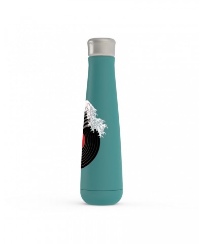 Music Life Water Bottle | Vinyl Great Wave Water Bottle $9.53 Drinkware