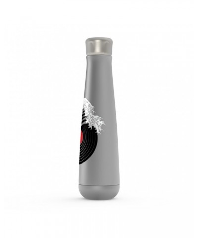 Music Life Water Bottle | Vinyl Great Wave Water Bottle $9.53 Drinkware