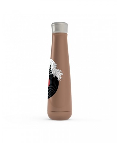 Music Life Water Bottle | Vinyl Great Wave Water Bottle $9.53 Drinkware