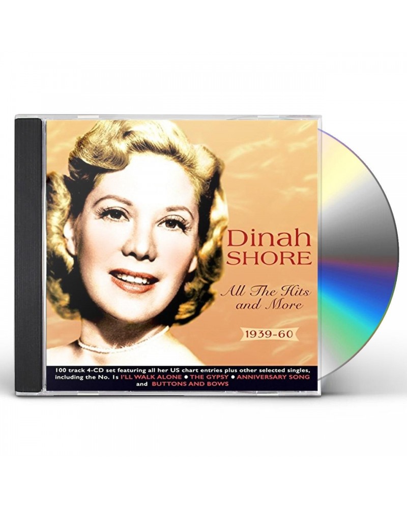 Dinah Shore ALL THE HITS & MORE 1939-60 CD $20.99 CD