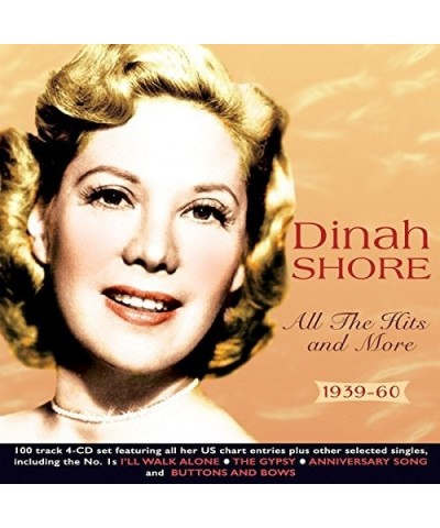 Dinah Shore ALL THE HITS & MORE 1939-60 CD $20.99 CD