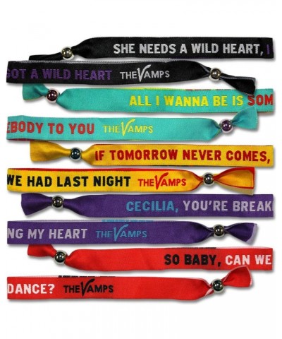 The Vamps Lyric Wristband Set $15.90 Accessories