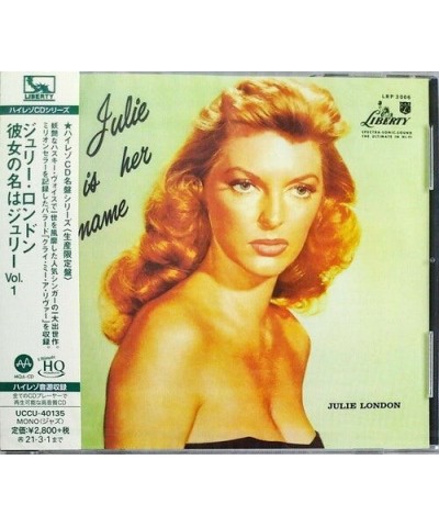 Julie London JULIE IS HER NAME CD $10.45 CD