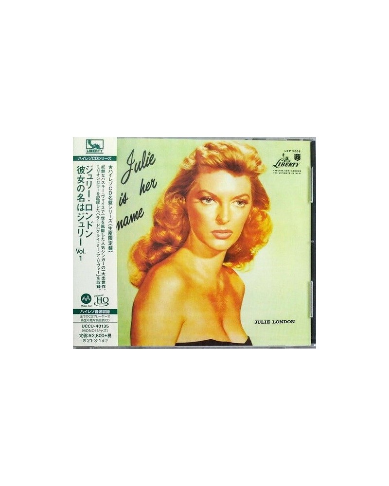 Julie London JULIE IS HER NAME CD $10.45 CD