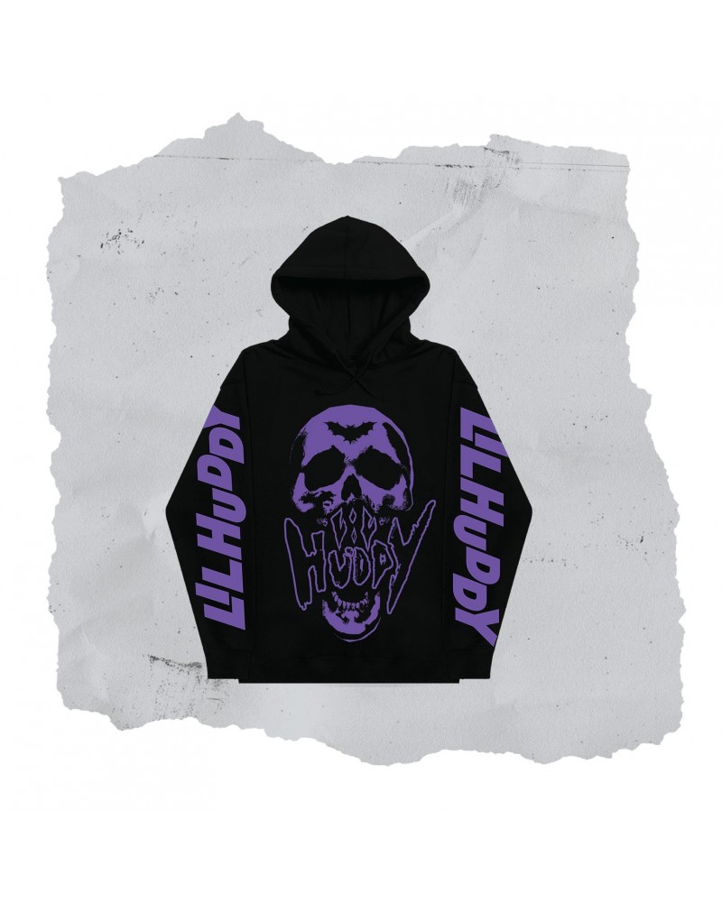 Lilhuddy HUDDY Purple Skull Hoodie $8.79 Sweatshirts