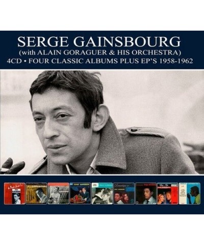 Serge Gainsbourg FOUR CLASSIC ALBUMS PLUS EPS 1958-1962 CD $13.00 CD