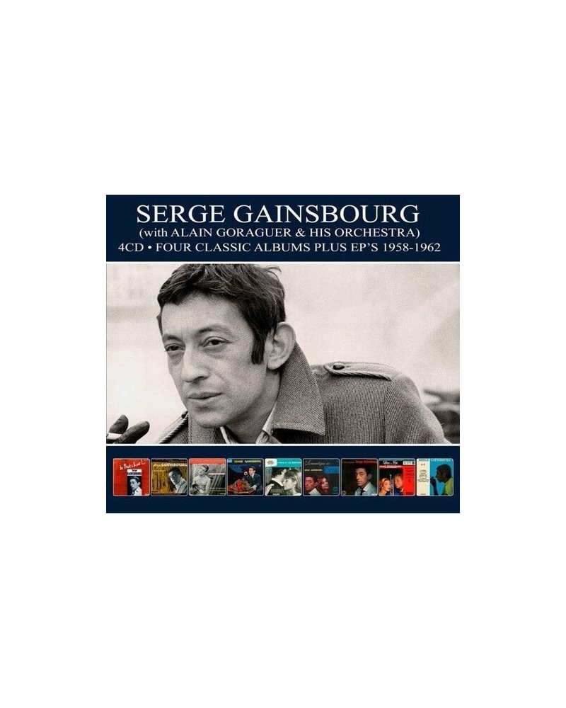 Serge Gainsbourg FOUR CLASSIC ALBUMS PLUS EPS 1958-1962 CD $13.00 CD