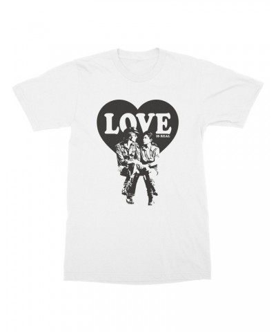 John Lennon Love Is Real T-Shirt (White) $10.57 Shirts